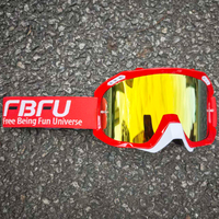 Lunettes de cyclisme sportives FBFU FB- de haute qualité, personnalisées en usine, coupe-vent, légères, en nylon/cachemire, avec lentilles supplémentaires détachables