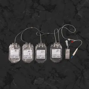 350ml Quadruple Blood Bag Steril Medical Transfusion Device Single Double Triple Modules En Stock Meilleure Qualité Produit Premium