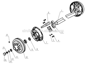 Kits de eje de remolque, suspensión, eje de caída, 10 pulgadas, freno eléctrico para remolque - Product Image 4
