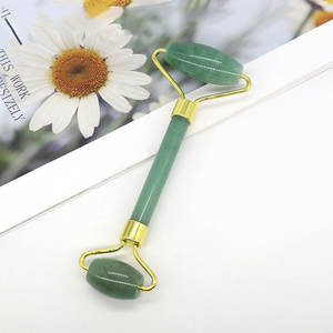 ชุดโรลเลอร์หยกกัวชาคริสตัลสีเขียวสำหรับนวดหน้า - Product Image 2