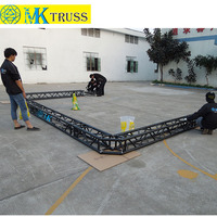 Truss de horquilla de gran venta con pantalla de truss para colgar equipos de altavoces de matriz de línea