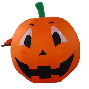 Outdoor Hot Halloween Decoration LED Lights Pumpkin giant inflatable balloons inflatable advertising halloween product