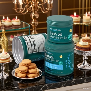 Latas de Metal de 150ml, 200ml, 250ml, Envases de Aluminio Vacíos con Tapa de Rosca para Alimentos, Postres, Leche, Impresión Offset para Galletas - Product Image 3