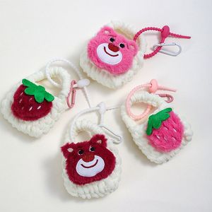 Handmade Crochet Knit Woolen Bag Cute Animal Toys Earphone Case &amp; Airpods <strong>Headphones</strong> Novelty Gifts Made From Cotton - Product Image 5