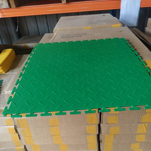 Anti-Slip Interlocking PVC Floor <b>Tiles</b> for Indoor Workshop Office - Product Image 1