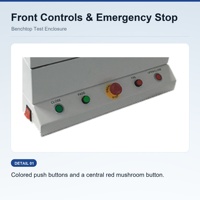 Kotak Perisai RF Pneumatik Benchtop, Kotak Uji RF Buka-Tutup Otomatis untuk Pengujian OTA EMC Modul Bluetooth WiFi 5G