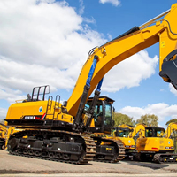 Excavator Crawler SY870H 78,6 Ton Langsung dari Pabrik untuk Proyek Pertambangan dan Penggalian Besar, Penggali Efisiensi Tinggi, Penjualan Terlaris