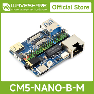 เวฟแชร์ CM5-NANO-B มินิบอร์ดขยายสำหรับราสเบอร์รี่พาย คอมพิวท์โมดูล 5 ขนาดเดียวกับ CM5 รองรับ 4K USB 3.2 K494 - Product Image 2
