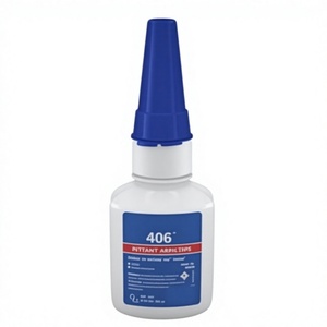 Adhesivo Instantáneo 406 a Base de Solvente, Pegamento Acrílico, Tapa Azul, Botella de 20g - Product Image 3