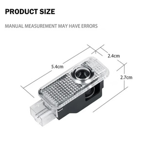 Lámpara de Bienvenida LED para Automóvil para <span class=keywords><strong>BMW</strong></span> E90/e60/e93 y AUDI A4/a6/q5/q3, Luz de Proyector Brillante de 12 V con Fuente Cree, Modelo Láser/F10 - Product Image 2
