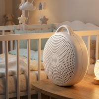 Machine à bruit blanc intelligente sans fil pour enfants, veilleuse LED blanc chaud, rechargeable, à intensité variable, pour bébés et enfants