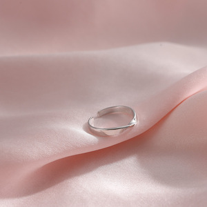 Anillo Mobius Unisex con incrustaciones <span class=keywords><strong>de</strong></span> concha, diseño <span class=keywords><strong>de</strong></span> nicho personalizado, <span class=keywords><strong>puente</strong></span> <span class=keywords><strong>de</strong></span> suspiro, anillo <span class=keywords><strong>de</strong></span> dedo índice abierto <span class=keywords><strong>de</strong></span> Plata <span class=keywords><strong>de</strong></span> Ley 925, modelo R91 - Product Image 4