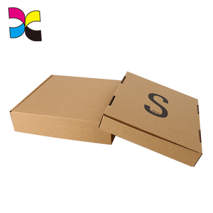 Boîte en papier ondulé personnalisé, avec logo de couleur noire, impression à l'intérieur et à l'extérieur, 50 pièces - Product Image 6