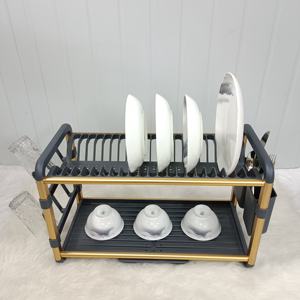 <span class=keywords><strong>Platos</strong></span> para <span class=keywords><strong>platos</strong></span> Base, <span class=keywords><strong>escurridor</strong></span>, alambre, cierre <span class=keywords><strong>de</strong></span> aluminio, organizador, armario, accesorios <span class=keywords><strong>de</strong></span> almacenamiento <span class=keywords><strong>de</strong></span> cocina, cesta <span class=keywords><strong>de</strong></span> cajón extraíble - Product Image 2