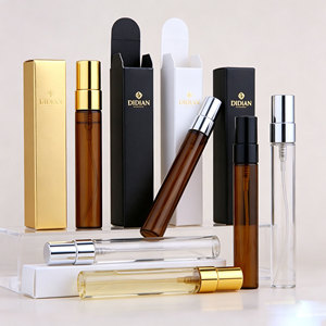 Botol Sampel Parfum Produk Baru 10ml Kaca Amber Pompa Semprot Reed <span class=keywords><strong>Diffuser</strong></span> Isi Ulang Kemasan Kotak Pewangi - Product Image 5