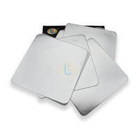 Feuille de feuille de Shisha carrée de 150mm Aluminium de qualité alimentaire de qualité supérieure Moitié dure Facile à utiliser sans trous Gestion de la chaleur composite
