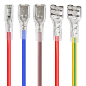 Isolierte 2,8/4,8/6,3 mm Steckerfederklemme männlich-frauenförmig Krampf-Spattendraht-Scharn-Kabelmontage - Product Image 5