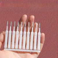 Brosses de nettoyage pour la cuisine Sunshine Household, en nylon PP, pour déboucher les tuyaux, brosse de douche avec poignée, emballage en boîte, commande minimum