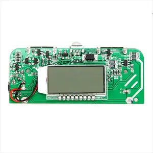 บอร์ด PCB มือถือ2.1A,บอร์ดแสดงผล LED Dual USB 5V 1A สำหรับโทรศัพท์แบตเตอรี่18650 DIY