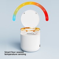 WC intelligent automatique monobloc en céramique moderne, facile à nettoyer, avec siège chauffant électrique, fermeture douce, siphon en S, garantie 3 ans, idéal pour hôtels