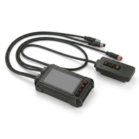 Caméra embarquée moto 2K+1080P double objectif étanche IP67 avec WiFi, capteur G, enregistrement en boucle et vision nocturne, technologie TS Stream M6
