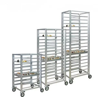 Chariot Offre Spéciale à plateau de support d'acier inoxydable d'équipement de boulangerie de restaurant/chariot à plateau de cuisson avec le plateau