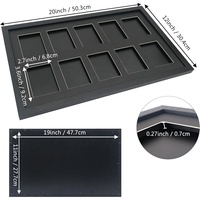 Cadre de présentation pour cartes à collectionner, cadre photo double face pour 10 cartes standard, support en acrylique pour collection de cartes sportives (baseball, basketball)