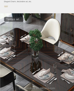 ชุดโต๊ะอาหารและเก้าอี้4ที่นั่งโต๊ะรับประทานอาหารมือ<span class=keywords><strong>สอง</strong></span>โต๊ะรับประทานอาหาร4ที่นั่งดีไซน์แบบไขว้โลหะสี่เหลี่ยมสำหรับร้านอาหาร - Product Image 3