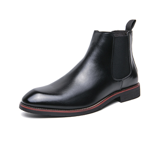 Neuestes Design Hohe Knöchelstiefel Elegante Braune Atmungsaktive Anzugschuhe Andere Herrenstiefel - Product Image 2