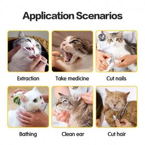 Sac de transport pour chat anti-évasion, idéal pour les sorties, les voyages et le toilettage, y compris la coupe des ongles - Échantillon gratuit - Product Image 5