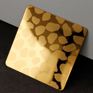 Çelik levha ayna rengi dekoratif Panel Metal duvar paneli için kazınmış paslanmaz paslanmaz çelik dekoratif levha - Product Image 2