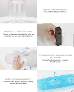 Vệ Sinh Khăn Ăn Siêu Thấm Thân Thiện Với Môi Phân Hủy Sinh Học Hữu Cơ Bông Kinh Nguyệt Miếng Đệm Vệ Sinh Dùng Một Lần Khăn Ăn Cho Phụ Nữ - Product Image 5