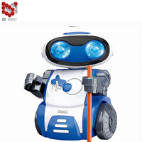 Robot éducatif pour enfants avec effets lumineux et sonores ROBOT DE PROGRAMMATION DE DÉMONTAGE Robot en plastique télécommandé