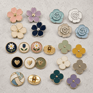 Fabricant de boutons-pression métalliques haut de gamme, boutons métalliques embossés, attaches à ressort personnalisées pour vêtements d'extérieur, sacs, uniformes, en gros - Product Image 2