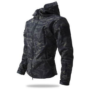 Veste trois-en-un pour homme et femme, en polaire softshell d'extérieur, coupe-vent, imperméable, respirante et chaude pour l'automne et l'hiver - Product Image 2