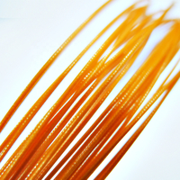 Cordage de badminton ALPHA 0,70 mm BS820 en nylon polymère haute performance, multifilament, 24-34 LBS, élasticité durable, multicolore, pour entraînement