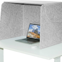 Cloison acoustique pliable pour bureau |   Écran de séparation insonorisant pour bureau, bureau à domicile et espace de travail ouvert