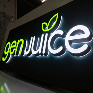 Customizable 3D <b>LED</b> <b>Sign</b> with Acrylic & Stainless Steel Alphabet Theme for Business Shopfront Wall Mount - Product Image 1