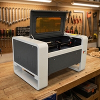 Graveur laser CO2 refroidi par eau de type portique 9060 pour pierre et bois, compatible avec les formats DXF/PLT