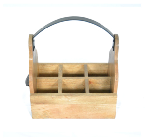 Customizable Mango Wood Wine <b>Bottle</b> Holder Serving Caddy New Design Kitchenware Bar Usage Decorative Stand Wine <b>Storage</b> holder - Product Image 4