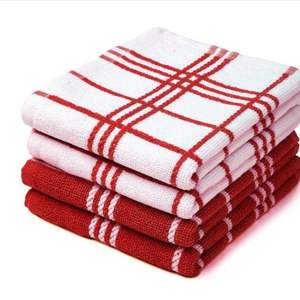 Top Selling 100% Cotton Terry <b>Kitchen</b> <b>Towel</b> Set Quick-Dry Disposable Reusable Custom Pattern Screen Printed Sustainability - Product Image 1