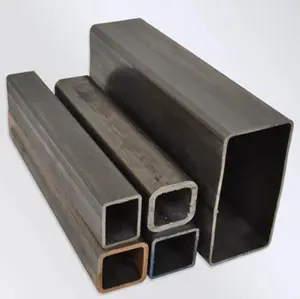 China Black Square Steel Pipe Square Tube Steel Pipe Hollow Black Square Tube Erw Pipe And Tube