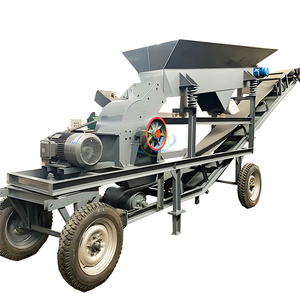Máy nghiền búa đá nhỏ với động cơ hiệu quả gạch di động & Máy Làm cát bê tông - Product Image 3