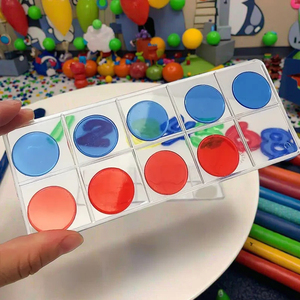 Paico <span class=keywords><strong>Kids</strong></span> - Juego de Mesa de Aprendizaje con Tablero de Conteo de Diez Cuadros, Juguetes Educativos de Plástico con Luz - Product Image 6