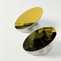 Miroirs monogon en aluminium avec revêtement doré personnalisé OEM, protection R>98% 1550nm pour scanner LiDAR