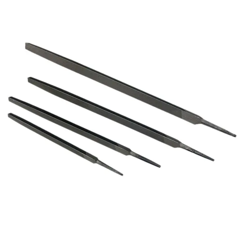 High carbon triangular steel file/metal woodworking triangular file rubbing knife sharpening iron poking knife filing knife