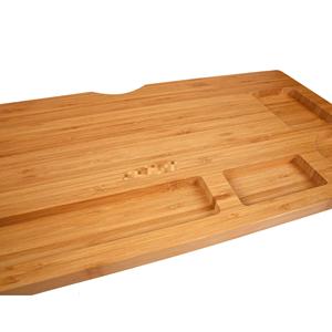 Bằng gỗ Máy tính để bàn lưu trữ Organizer Kệ máy in acomputer chủ Rack Bàn máy tính để bàn Màn hình tre máy tính xách tay màn hình đứng Riser giá - Product Image 4