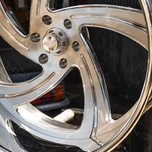 Jantes forgées Trakas 24x10 26x10 6x135 6x139.7 personnalisées, échelonnées, polies, 5 branches pour Ford F150 Chevy Silverado Pro Wheel - Product Image 3