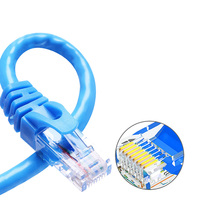 Dibuat di Cina 1m 3m 5m kabel rj45 cat6 cat6a utp patch cord Lan Ethernet Komputer Ekstensi Jaringan patch cord