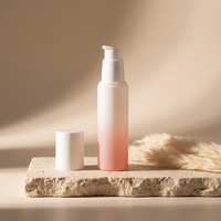 Flacon pompe sans air dégradé givré 20ml 30ml 50ml, vide, pour lotion et sérum, emballage cosmétique de luxe